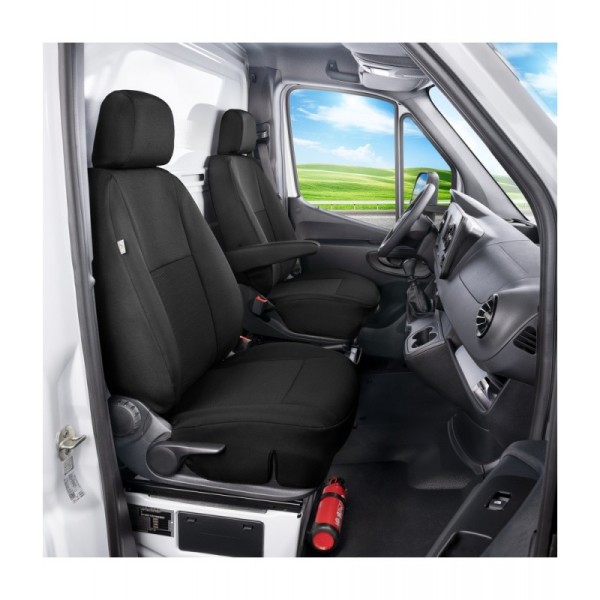 Huse Scaune 2 Locuri Mercedes Sprinter 2022 din bumbac gros premium Huse Scaune 2 Locuri Mercedes Sprinter 2022 din bumbac gros premium