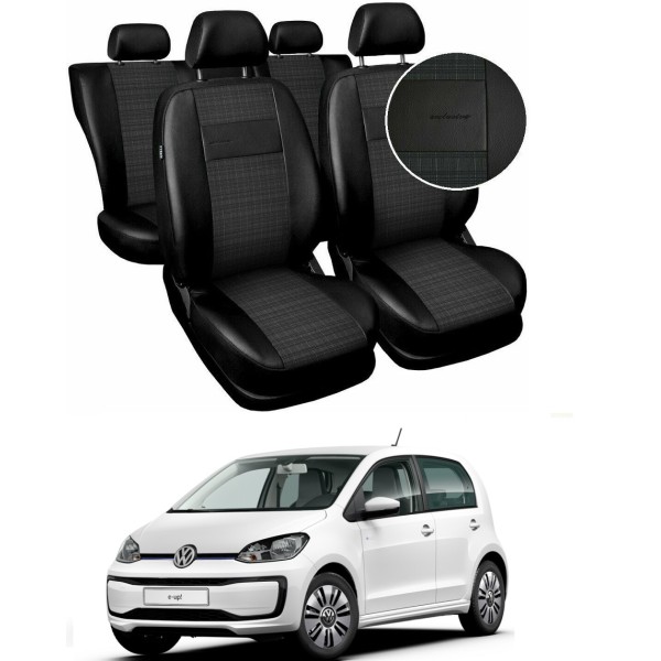 Huse Scaune Vw e-UP piele si textil