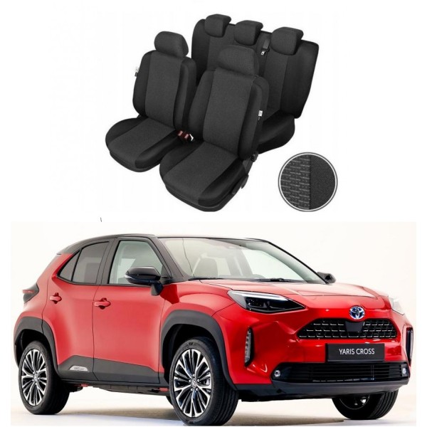 Huse Scaune Toyota Yaris Cross 2020-2021 din bumbac model dedicat