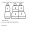 Huse Scaune Vw Caddy 2020-2021 5 locuri piele si textil cu bancheta fractionata Huse Scaune Vw Caddy 2020-2021 5 locuri piele si textil cu bancheta fractionata