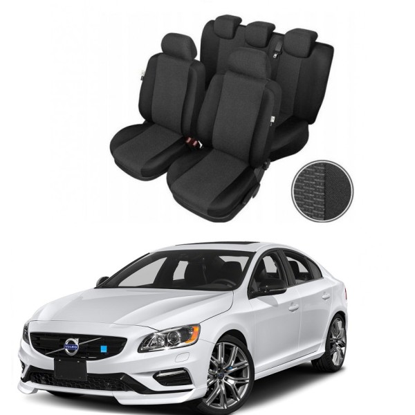 Huse Scaune Volvo S60 2011-2018 din bumbac model dedicat