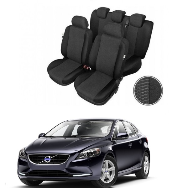 Huse Scaune Volvo V40 2013-2015 din bumbac model dedicat