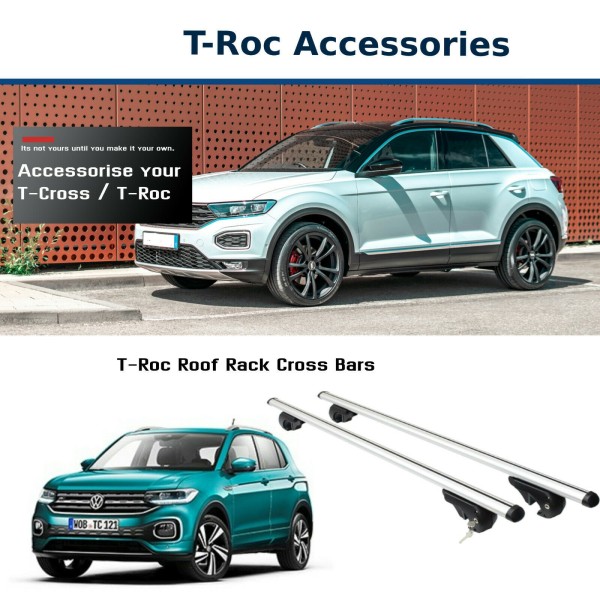 Bare Portbagaj plafon Vw T-roc dedicate cu sistem antifurt