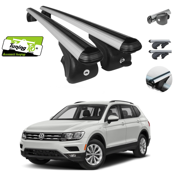 Bare Portbagaj Aero Vw Tiguan 2020 dedicate cu sistem antifurt