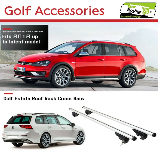 Bare Portbagaj Aero Vw Golf 7-8 Cross Break 2020 dedicate cu sistem antifurt
