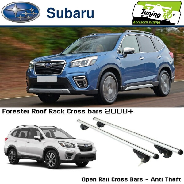 Bare Portbagaj Aero Subaru Forester 2008-2021 dedicate cu sistem antifurt