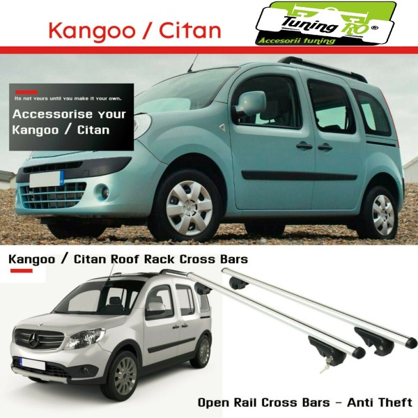 Bare Portbagaj Aero Renault Kangoo Mercedes Citan dedicate cu sistem antifurt