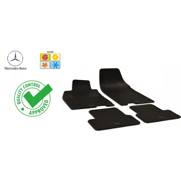 Set covorase auto Hitech din cauciuc pentru :Mercedes-Benz C class 2008-2013