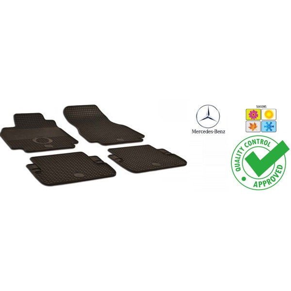 Set covorase auto Hitech din cauciuc pentru Mercedes-Benz E Class 2010-2015