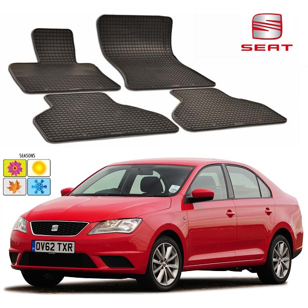 Set covorase auto Hitech din cauciuc Seat Toledo 2011-2016