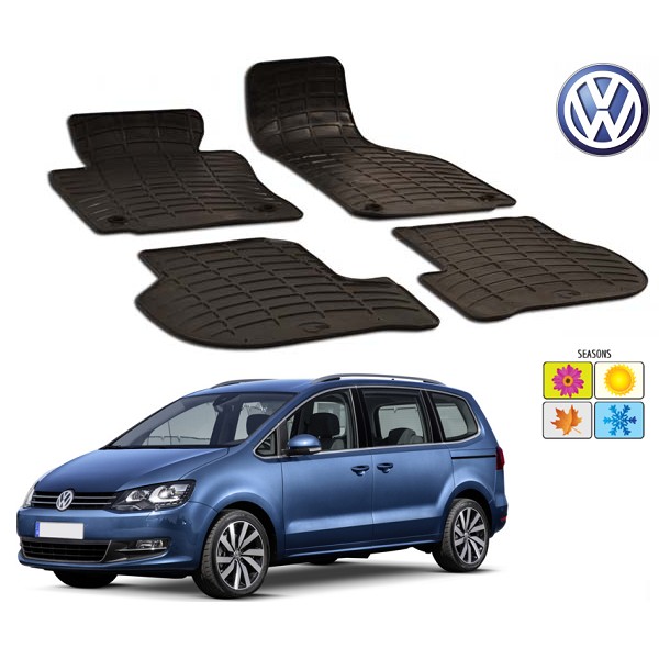 Set covorase auto Hitech din cauciuc  Vw Sharan 2014