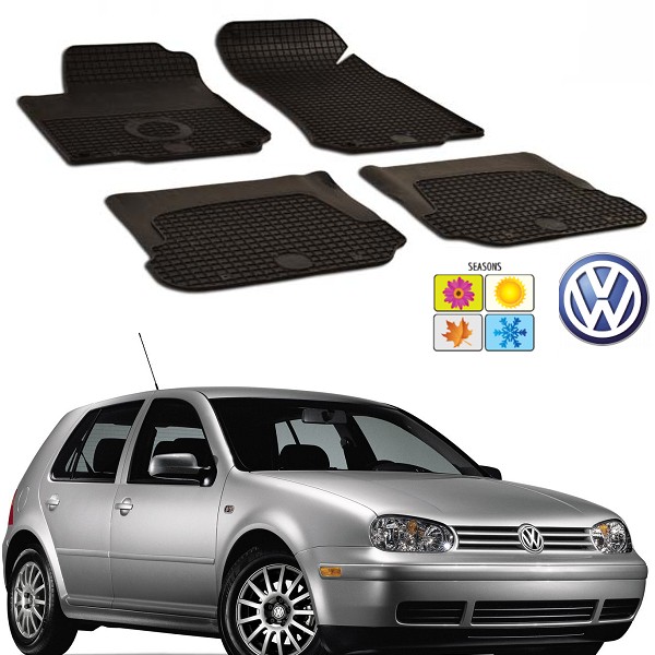 Set covorase auto Hitech din cauciuc Vw Golf IV 1999 Hatchback/Variant