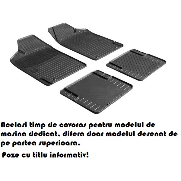 Set covorase auto Hitech din cauciuc  Vw Passat B5 1998-2005