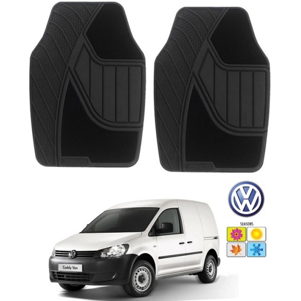 Set covorase auto Hitech din cauciuc Vw Caddy 2015 2 locuri