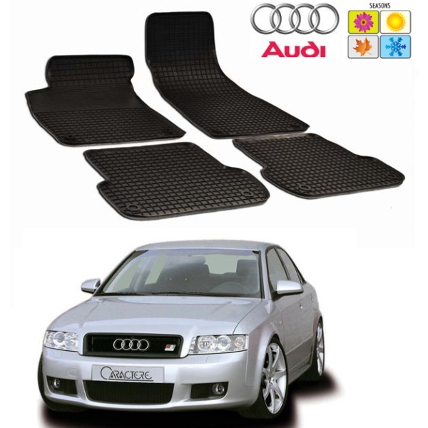 Set covorase auto Hitech din cauciuc pentru Audi A4 b6 2000-2004