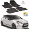 Set covorase auto Hitech din cauciuc Citroen DS3 2009-2016