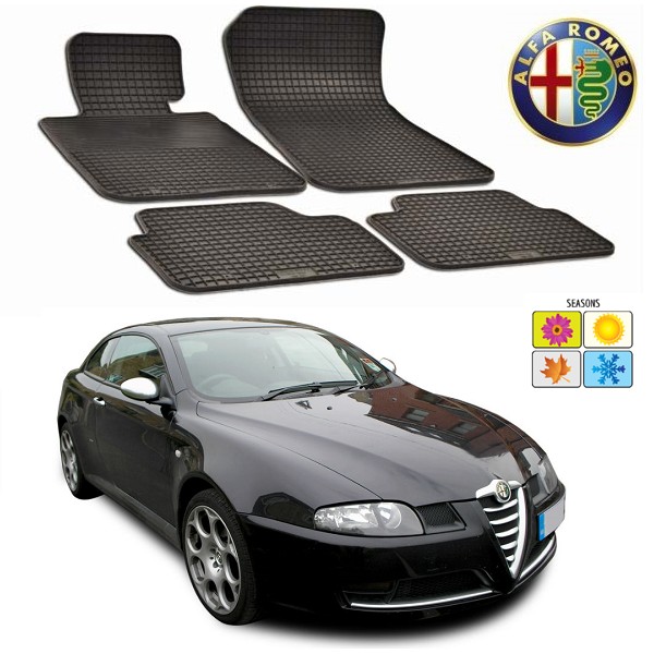 Set covorase auto Hitech din cauciuc Alfa Romeo GT 2003-2010