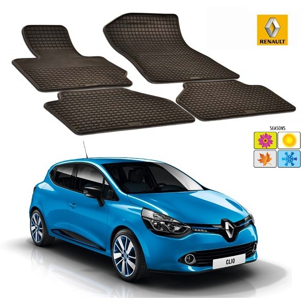 Set covorase auto Hitech din cauciuc  Renault Clio 2012-2016
