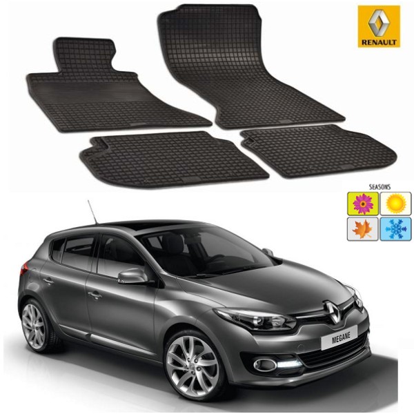 Set covorase auto Hitech din cauciuc Renault Megane 2008-2014