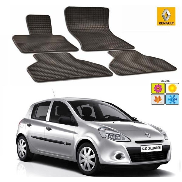 Set covorase auto Hitech din cauciuc Renault Clio 2010