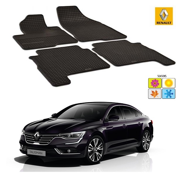 Set covorase auto Hitech din cauciuc Renault Talisman 2015-2016