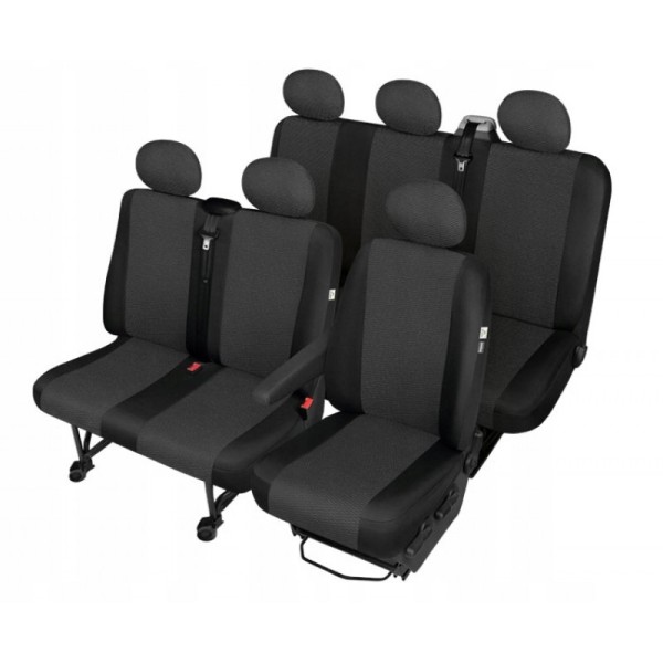 Huse Scaune 6 locuri Vw Transporter Caravelle T7 2021 cabina dubla 5+1 locuri Tuningro