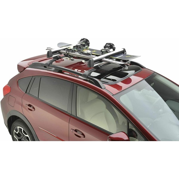 Suporti Ski snowboard 5 perechi Schiuri din aluminiu cu sistem antifurt Suporti Ski snowboard 5 perechi Schiuri din aluminiu cu sistem antifurt