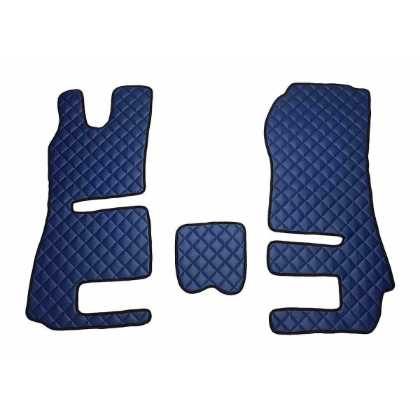 Covorase din Piele romb SCANIA R450 automat acopera toata podeaua cabinei culoare Albastru Editie Speciala Covorase din Piele romb SCANIA R450 automat acopera toata podeaua cabinei culoare Albastru Editie Speciala