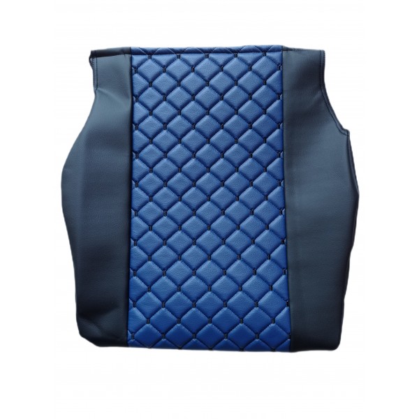 Pachet Interior Huse Scaune si covorase piele DAF XF EURO 6 piele romb Albastru Pachet Interior Huse Scaune si covorase piele DAF XF EURO 6 piele romb Albastru