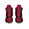 Huse Scaune piele VOLVO FM 2002-2013 piele romb culoare Rosu, Editie Speciala Huse Scaune piele VOLVO FM 2002-2013 piele romb culoare Rosu, Editie Speciala
