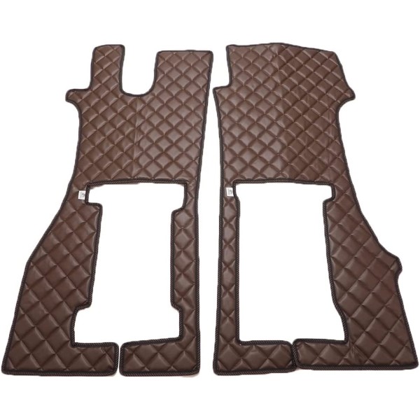 Covorase din Piele romb MAN L2000 automat acopera toata podeaua cabinei culoare Visiniu Maro Coniac Editie Speciala Covorase din Piele romb MAN L2000 automat acopera toata podeaua cabinei culoare Visiniu Maro Coniac Editie Speciala