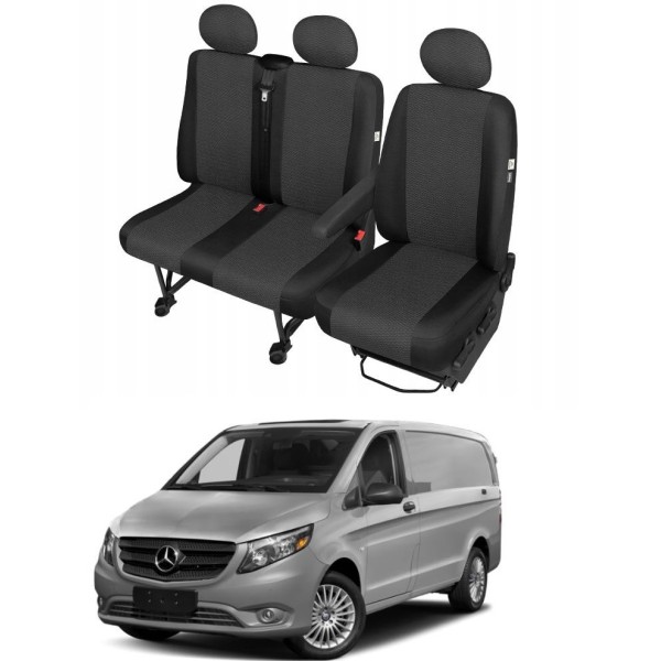Huse Scaune Mercedes Vito van 2+1 (3 locuri) 2014-2020, model nou
