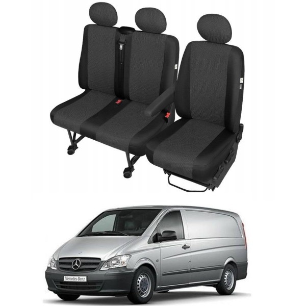 Huse Scaune Mercedes Vito van 2+1 (3 locuri) 2003-2013