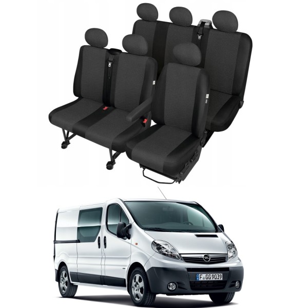 Huse Scaune 5+1 locuri (6 locuri) Opel Vivaro 2001-2014