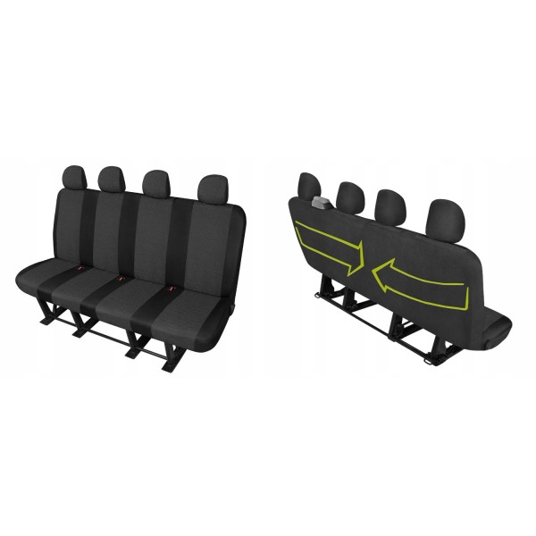 Huse Scaune 7 locuri Ford Transit 2006-2014, cabina dubla Huse Scaune 7 locuri Ford Transit 2006-2014, cabina dubla