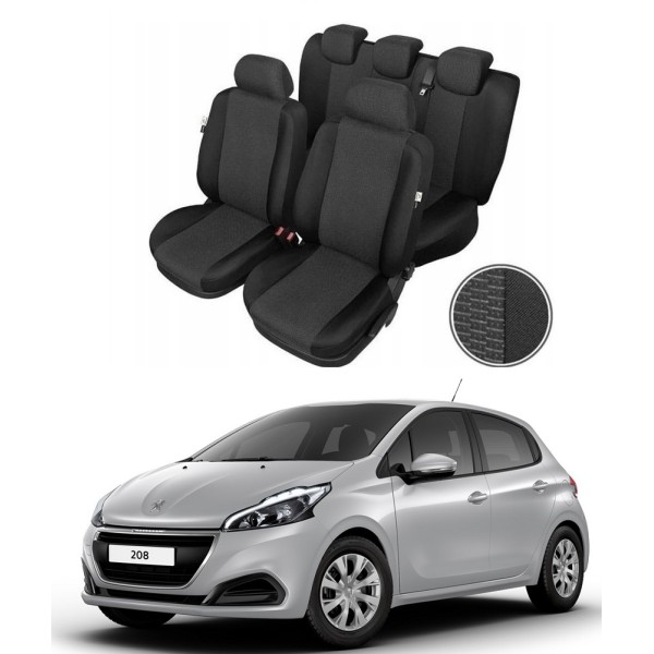 Huse Scaune Peugeot 301 2018-2020 Premium Bancheta Fractionata