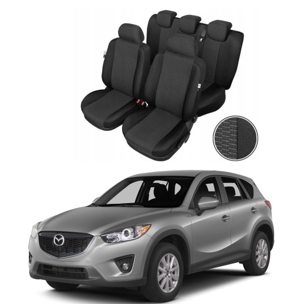 Huse Scaune Mazda CX-5 2012-2017 Premium Bancheta Fractionata din bumbac