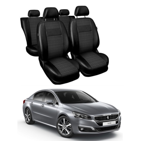 Huse Scaune Peugeot 508 2010-2018 din piele si textil