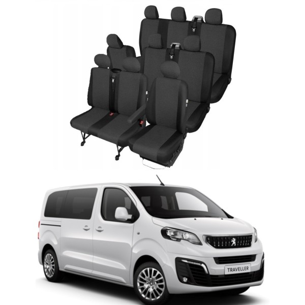 Huse Scaune Peugeot Traveller 8+1 locuri 9 locuri 2018-2020