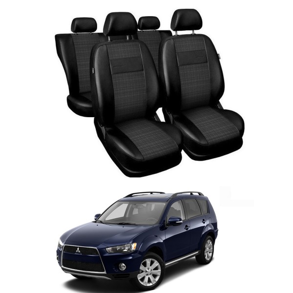 Huse Scaune Mitsubishi Outlander 2009-2013 piele si textil