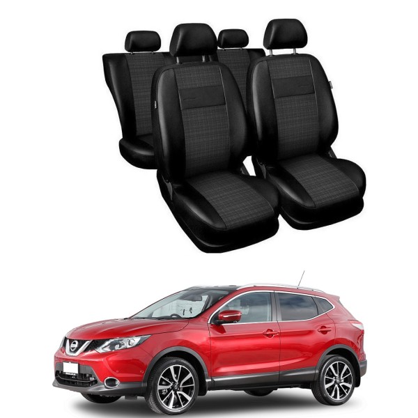 Huse Scaune Nissan Qashqai 2013-2016 piele si textil