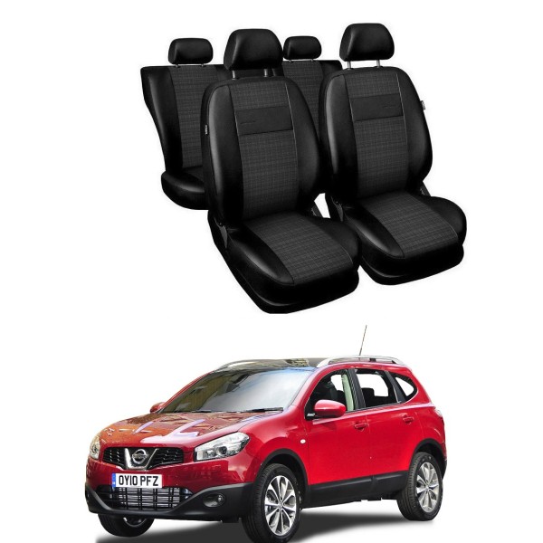 Huse Scaune Nissan Qashqai 2006-2012 piele si textil
