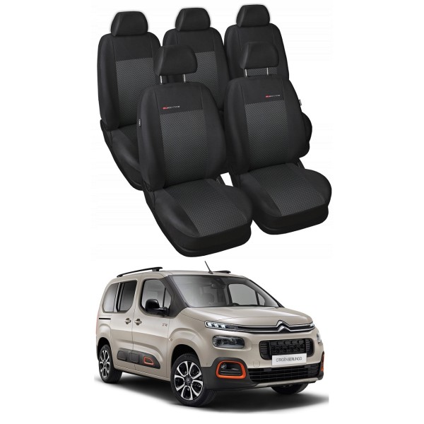 Huse Scaune 5 locuri individuale Citroen Berlingo 2018-2020