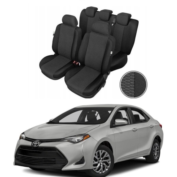 Huse Scaune Toyota Corolla 2018-2020 Premium Bancheta Fractionata