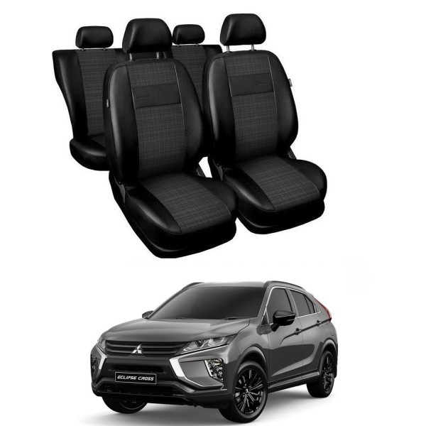 Huse Scaune Mitsubishi Eclipse Cross 2017-2020 din piele si textil