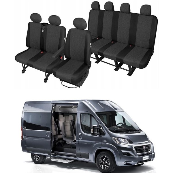 Huse Scaune 7 locuri Fiat Ducato Doka/ Kombi/Maxi 2015-2020