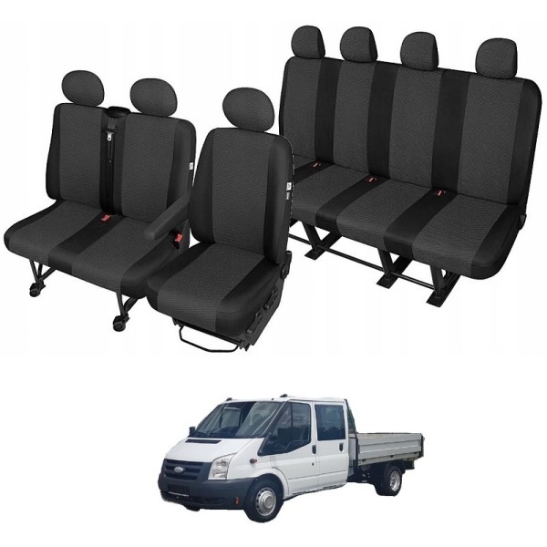 Huse Scaune 7 locuri Ford Transit Doka 2006-2014 cabina dubla