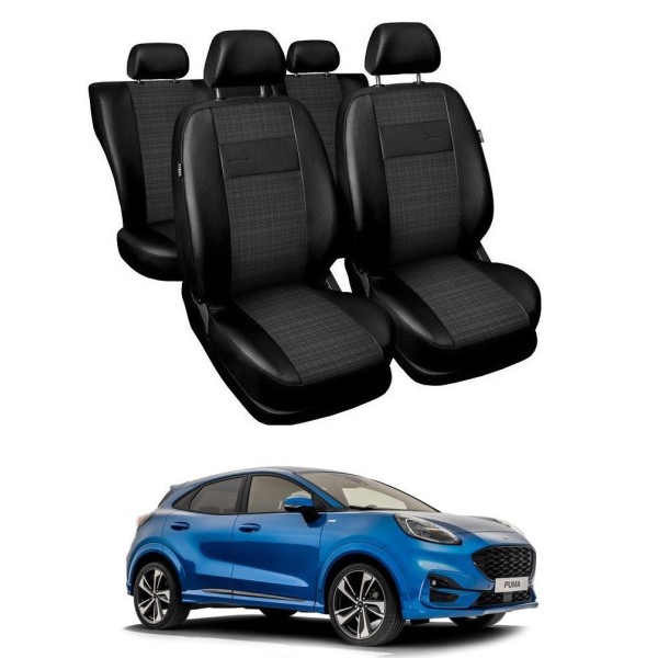 Huse Scaune Ford Puma 2019-2020 din piele si textil