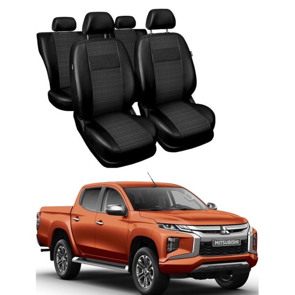 Huse Scaune piele si textil Mitsubishi L200 2019-2020