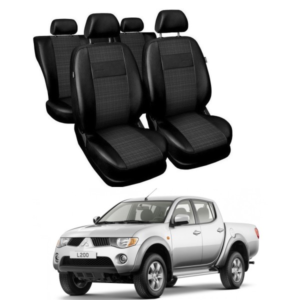 Huse Scaune piele si textil  Mitsubishi L200 2005-2014